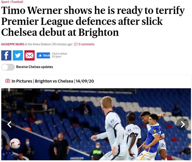 Chelsea đại thắng: Tân binh Werner ghi điểm, tung hô người hùng Reece James - 2