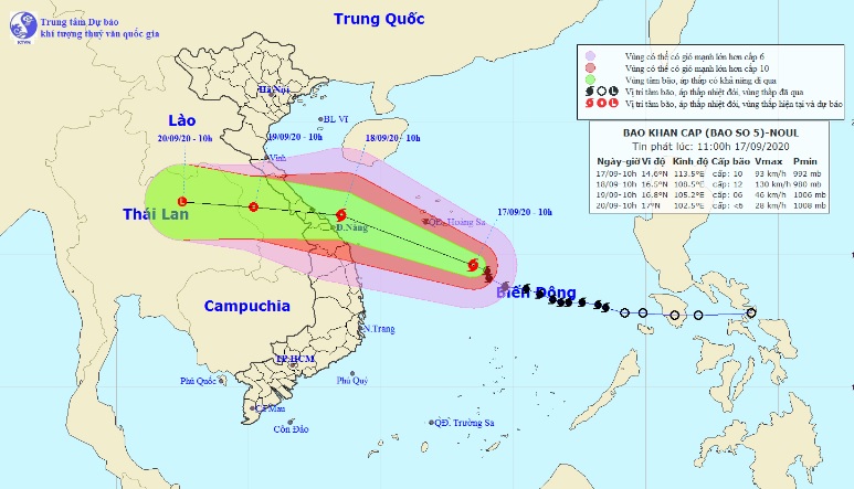 Bão số 5: Nhiều tỉnh cấm biển, dự kiến sơ tán hơn 1 triệu dân khi bão đổ bộ - 1