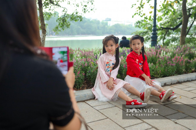 Chiêm ngưỡng những thảm hoa đẹp lung linh bên bờ hồ Hoàn Kiếm - 6