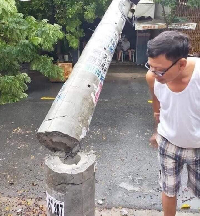 Hơn 400 cột điện đổ la liệt sau bão số 5: Tạm dừng sử dụng cột dự ứng lực - 5