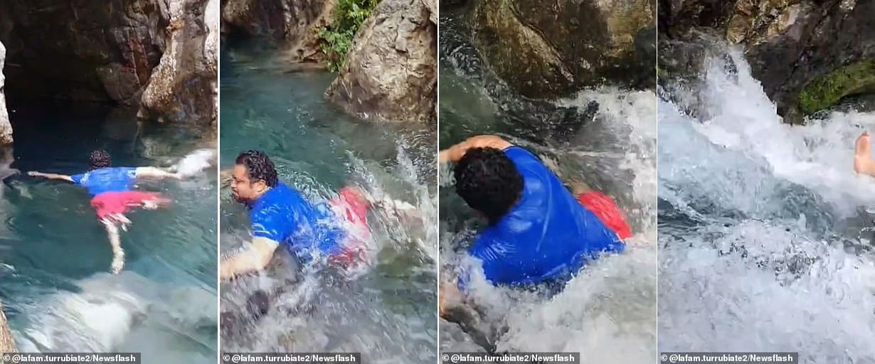 Video: Bất chấp nguy hiểm quay video TikTok, người đàn ông bị cuốn trôi và kết cục đau đớn - 1