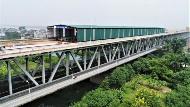 Toàn cảnh tăng tốc sửa chữa mặt cầu Thăng Long - 2