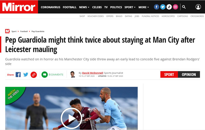 Báo Anh chỉ trích Man City thua tan nát, đặt cửa Liverpool vô địch - 3