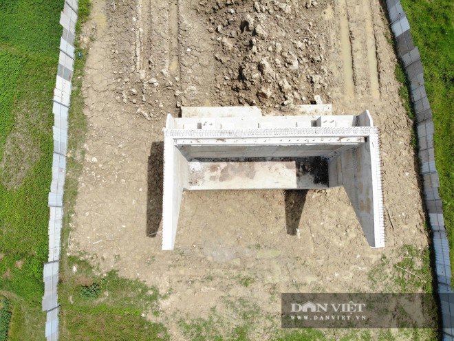 Toàn cảnh cây cầu vượt sông Cầu nối liền Hà Nội - Bắc Giang đang được xây dựng - 10