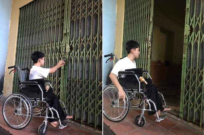 Cậu bé 5 năm bò đến trường bằng tay giờ ra sao? - 4