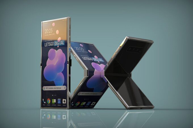 Phác họa hình dáng điện thoại gập lại tuyệt đẹp từ HTC - 1