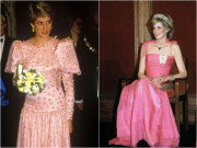 14 thiết kế váy áo màu hồng sành điệu của công nương Diana