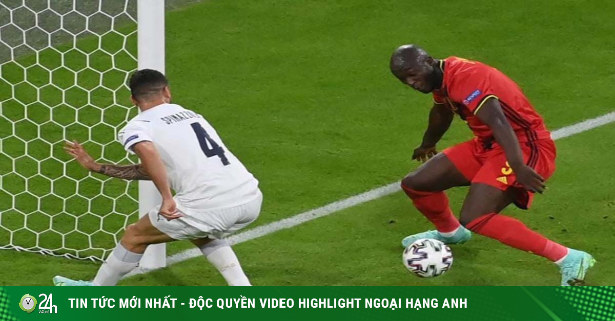Lukaku gây sốc EURO: Đệm bóng cách gôn 3m vẫn hỏng ăn, ĐT Bỉ ôm hận - Vimarsana News