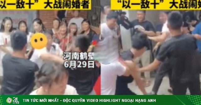 Clip: Chú rể khốn đốn khi bị đám bạn “hành” trong ngày cưới