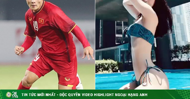 Bạn gái tin đồn Quang Hải khoe dáng đẹp như tranh vẽ bên hồ bơi