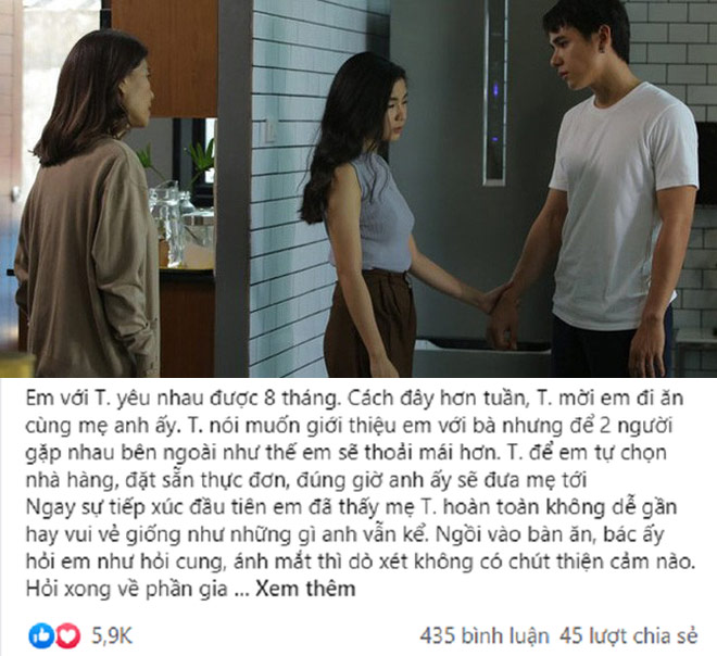 Mẹ bạn trai chê &#39;&#34;lương 8 triệu không đủ sống&#34; nhưng nghe nhân viên quán gọi cô gái một câu khiến bà ngượng đỏ mặt - 1