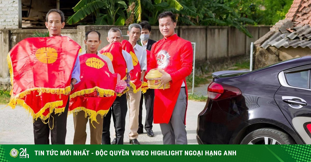 Dàn phù rể bê tráp đám cưới ở Nghệ An khiến dân tình “ngã ngửa”