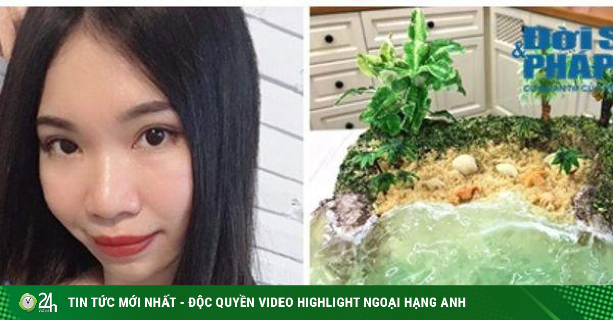 Cô nàng xinh đẹp làm chiếc bánh "biển xanh, cát vàng" khiến cộng đồng mạng "mắt chữ O mồm chữ A" - Vimarsana News