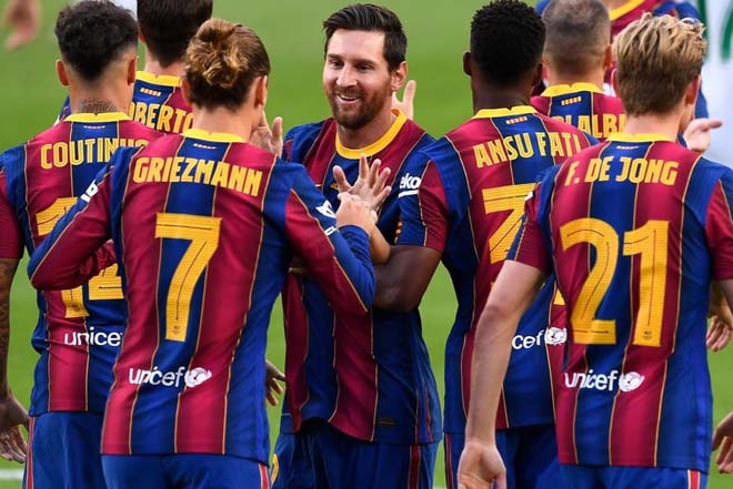 Barca giảm 50% lương Messi vẫn oằn lưng "nuôi báo cô", MU - Real chưa là gì - 1