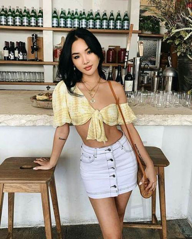 Đủ kiểu áo crop-top buộc vạt không kén dáng - 7