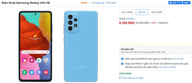 Top điện thoại Galaxy A đắt khách nhất, đang giảm giá lúc này - 1