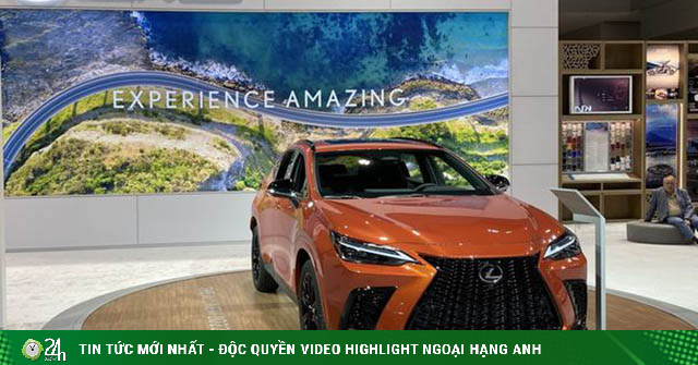 Ảnh thực tế Lexus NX 2022 với màu ngoại thất Cadmium Orange - Vimarsana News
