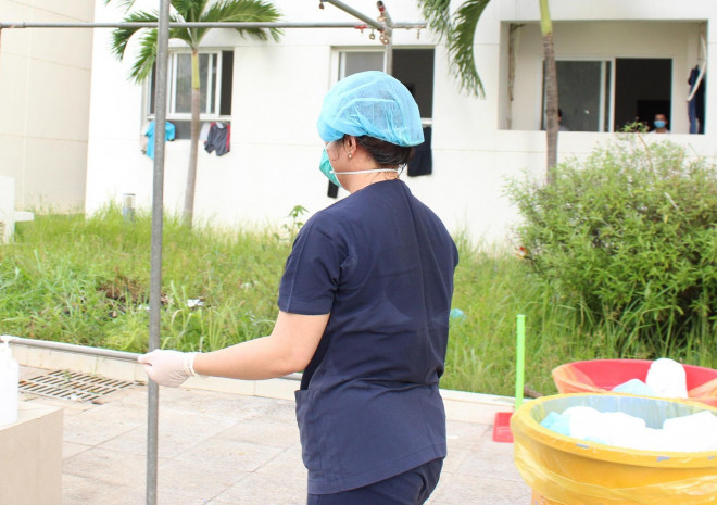 Giáp mặt hàng nghìn F0 trong "căn cứ địa" điều trị COVID-19 - 10