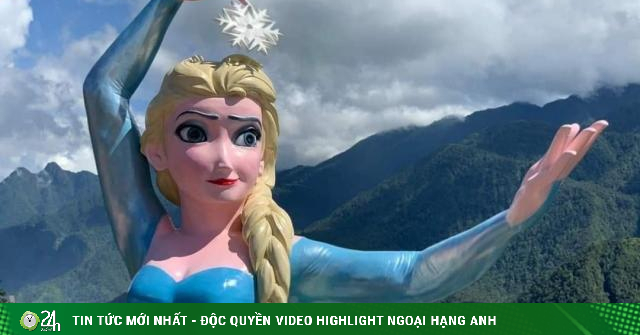 Sau Nữ thần tự do, tượng Nữ hoàng băng giá Elsa phiên bản "biến dạng" lại xuất hiện ở Sa Pa - Vimarsana News