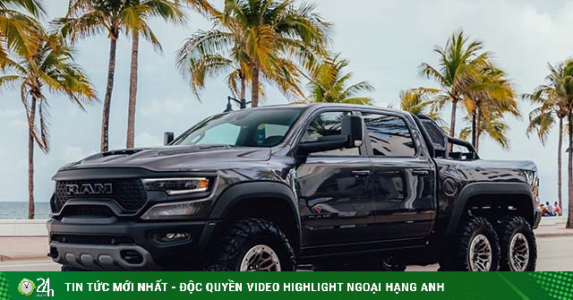 Diện kiến siêu bán tải Ram 1500 TRX 2021 phiên bản 6x6 dữ dằn - Vimarsana News