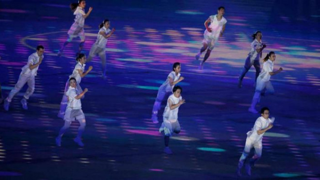 A series of photos of the 2021 Olympic Games opening colorfully, without a shadow of the audience - 5