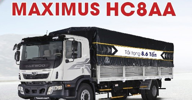 Xe tải Daewoo HC8AA tải trọng 8.6 tấn sắp ra mắt tại Việt Nam - Vimarsana News