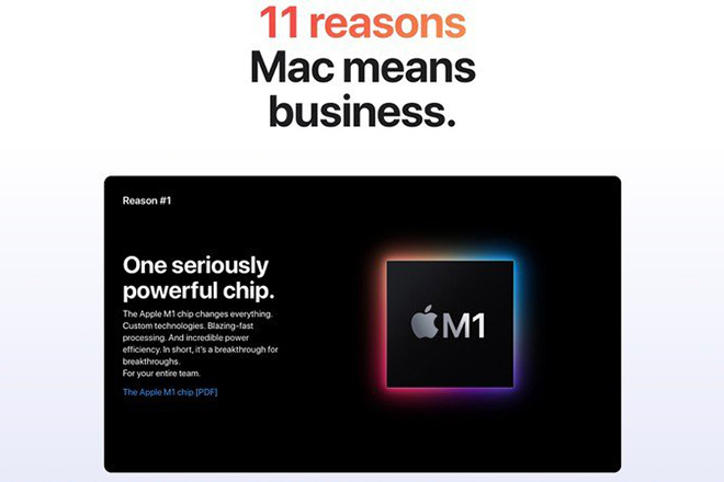 Apple nói gì khi gợi ý 11 lý do người dùng nên mua máy Mac - 1
