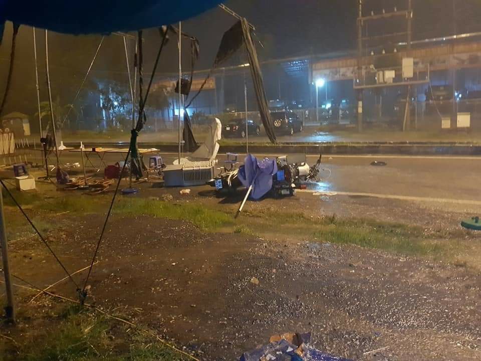 Đường phố ở Thái Nguyên ngập như sông, cây ngã đổ khắp nơi sau trận mưa lớn kèm dông lốc - 6