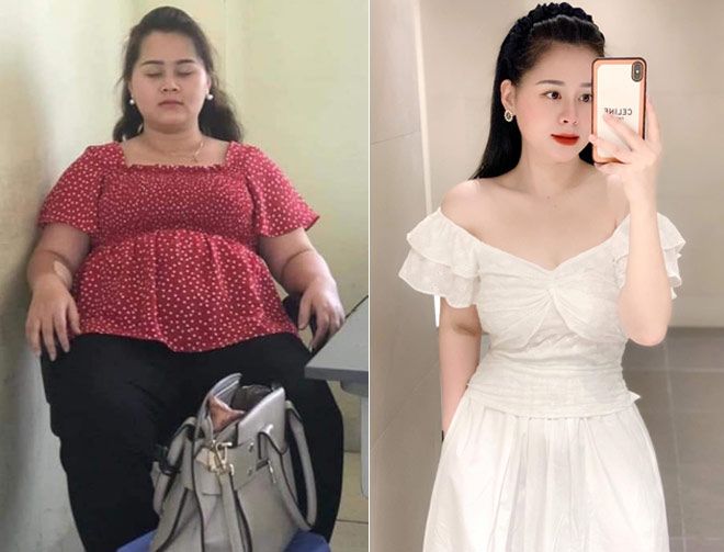 &#34;Đánh bay&#34; 34kg, cô gái nặng gần 1 tạ thay đổi khó nhận ra - 1