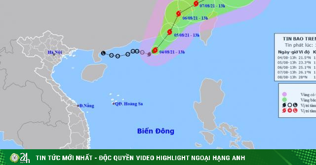 Bão số 4 Lupit gió giật cấp 10, khả năng còn mạnh thêm - Vimarsana News