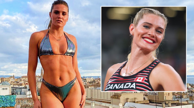 The pole vault beauty offers hot photos on the website to receive shocking results at the Olympics - 1