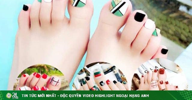 Những mẫu nail chân đẹp đơn giản nhẹ nhàng dẫn đầu xu hướng năm 2021