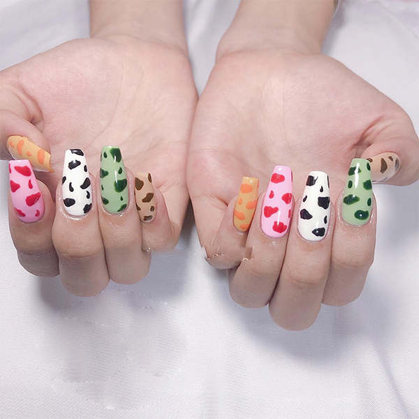 100 Mẫu nail bò sữa thú vị ấn tượng cho bạn thêm phần xinh đẹp  Nail  manicure Nail kit Cute nails