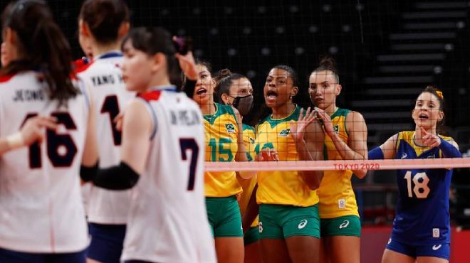 Video bán kết bóng chuyền nữ Olympic Brazil - Hàn Quốc: Sức mạnh khủng khiếp, đấu Mỹ tranh HCV - 1