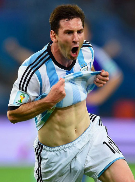 Bí quyết body cường tráng của Messi - 1