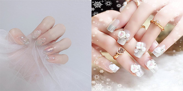 10 mẫu nail cô dâu đẹp đơn giản nhẹ nhàng hiện đại và sang chảnh - 6