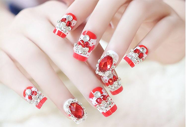 10 mẫu nail cô dâu đẹp đơn giản nhẹ nhàng hiện đại và sang chảnh - 7