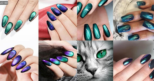 Những mẫu nail mắt mèo đẹp sang trọng kiêu sa mà vô cùng quyến rũ - 16