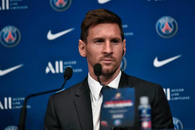 Họp báo Messi ra mắt "nhà giàu" PSG: Messi muốn một lần nữa đoạt Cúp C1 - 3