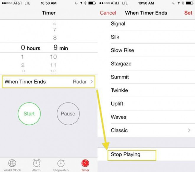 Chỉ cần 1 click bạn đã tự động hẹn giờ tắt nhạc trên iPhone - 1