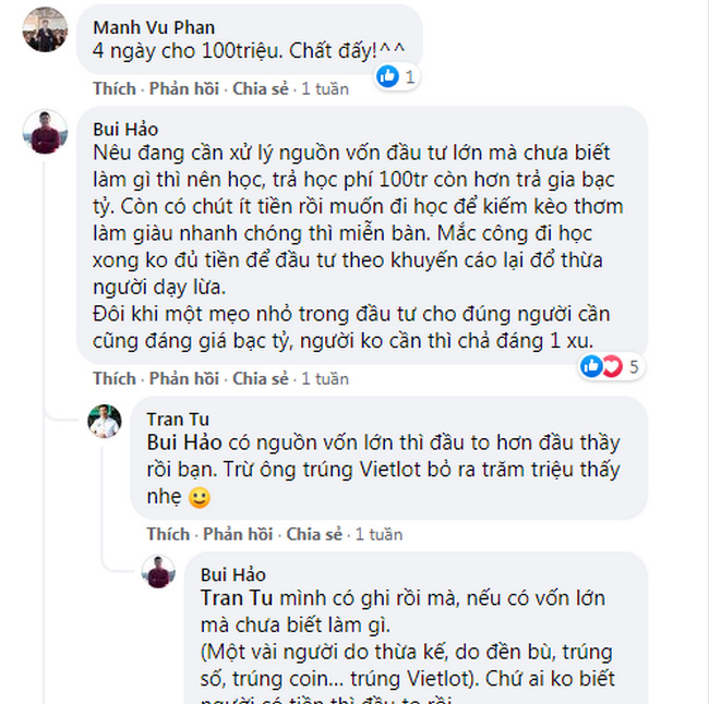 Cộng đồng mạng dậy sóng với khóa học đầu tư BĐS 4 ngày với giá 100 triệu đồng - 2