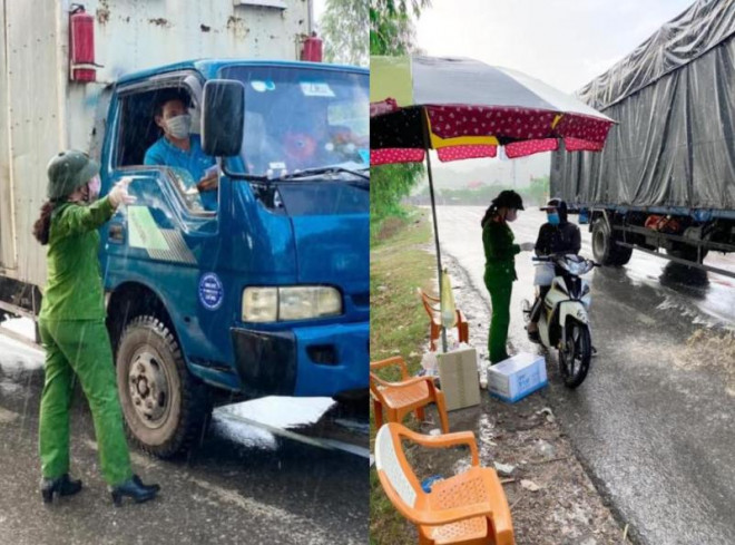 Khoảnh khắc trào nước mắt khi nữ Đại úy trực chốt qua nhà chỉ được ngắm con từ xa - 2