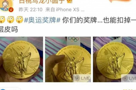 VĐV Trung Quốc tố HCV Olympic làm bằng phế liệu, 1 tháng đã mất màu
