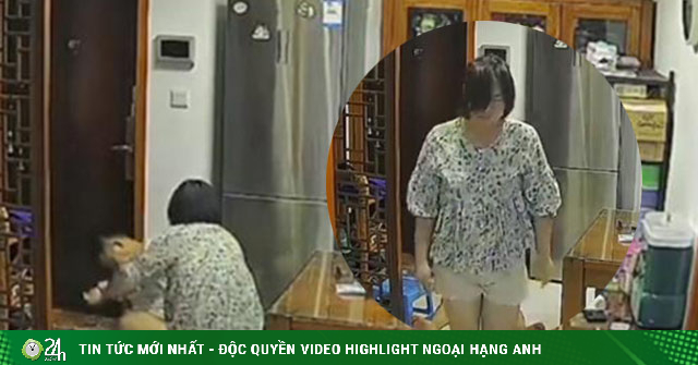 Clip: Vợ trút giận lên chồng say xỉn khiến dân mạng phì cười