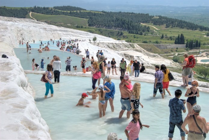 “Hồ bậc thang" Pamukkale Travertine, thiên đường của Thổ Nhĩ Kỳ - 5