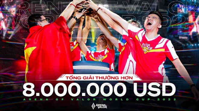 NÓNG: Liên Quân AWC 2022 có tổng giải thưởng hơn 182 tỉ đồng - 1