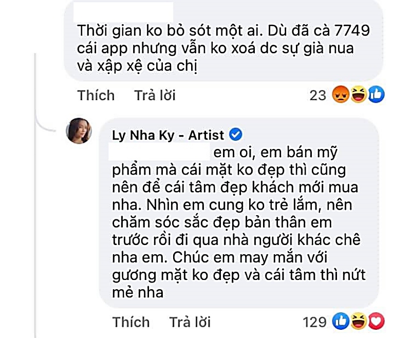 Lý Nhã Kỳ phản ứng khi bị chê "xập xệ" ở tuổi U40 - 3