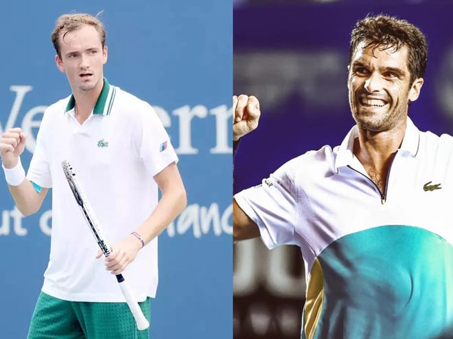 Andujar - Medvedev tennis video: "Nightmare"  white set, terrifying power (3rd round of US Open) - 1