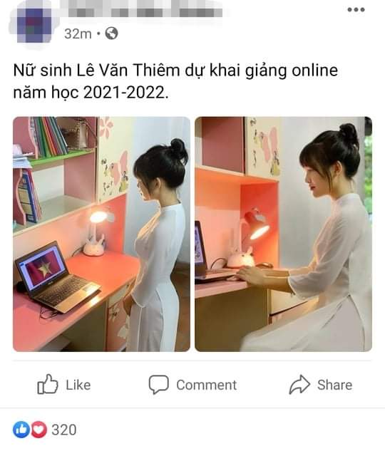 Facebook tràn ngập ảnh dự khai giảng online qua TV, laptop, tablet... sáng 5/9 - 1
