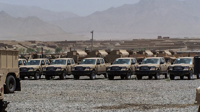 Loạt xe Ford Ranger và Humvee bị bỏ lại tại Afghanistan - 1